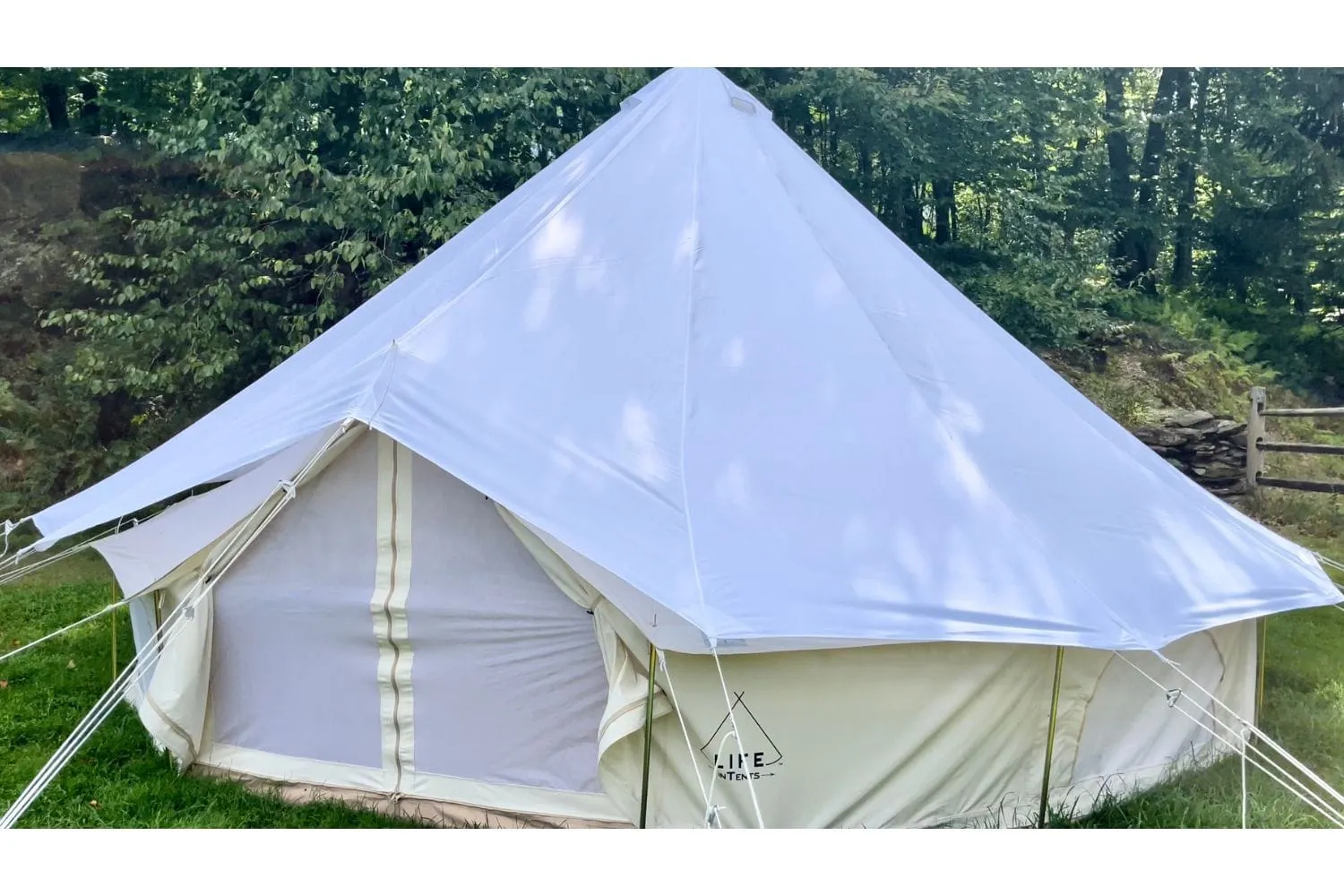 Zephyr | 19' (6M) Canvas Bell Tent | Life inTents
