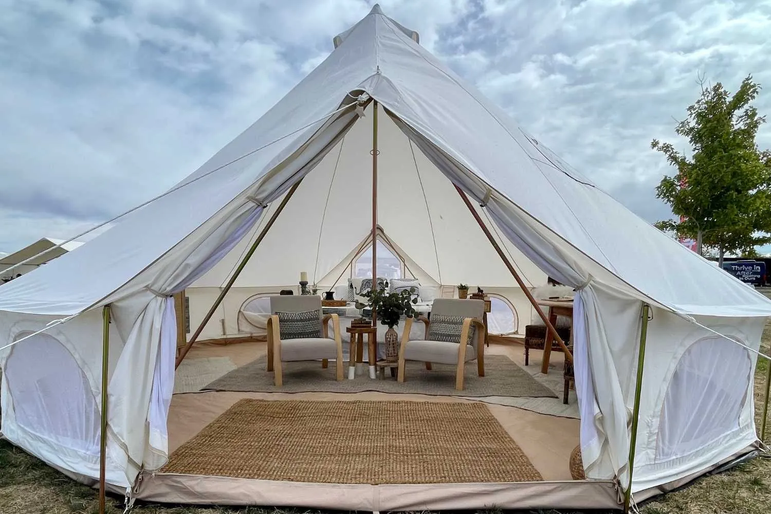 Zephyr | 19' (6M) Canvas Bell Tent | Life inTents