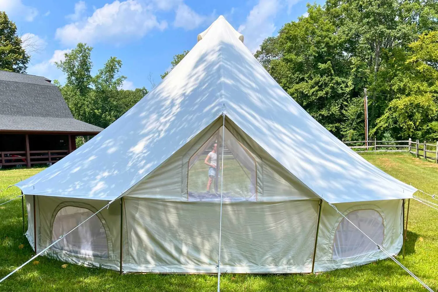 Zephyr | 19' (6M) Canvas Bell Tent | Life inTents