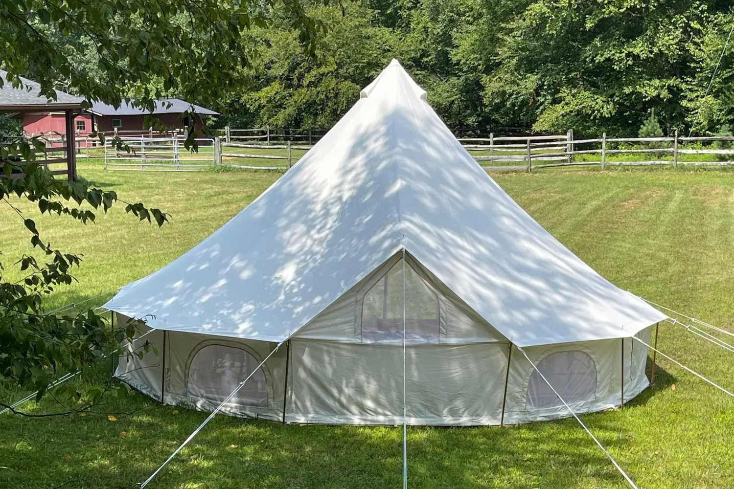 Zephyr | 19' (6M) Canvas Bell Tent | Life inTents