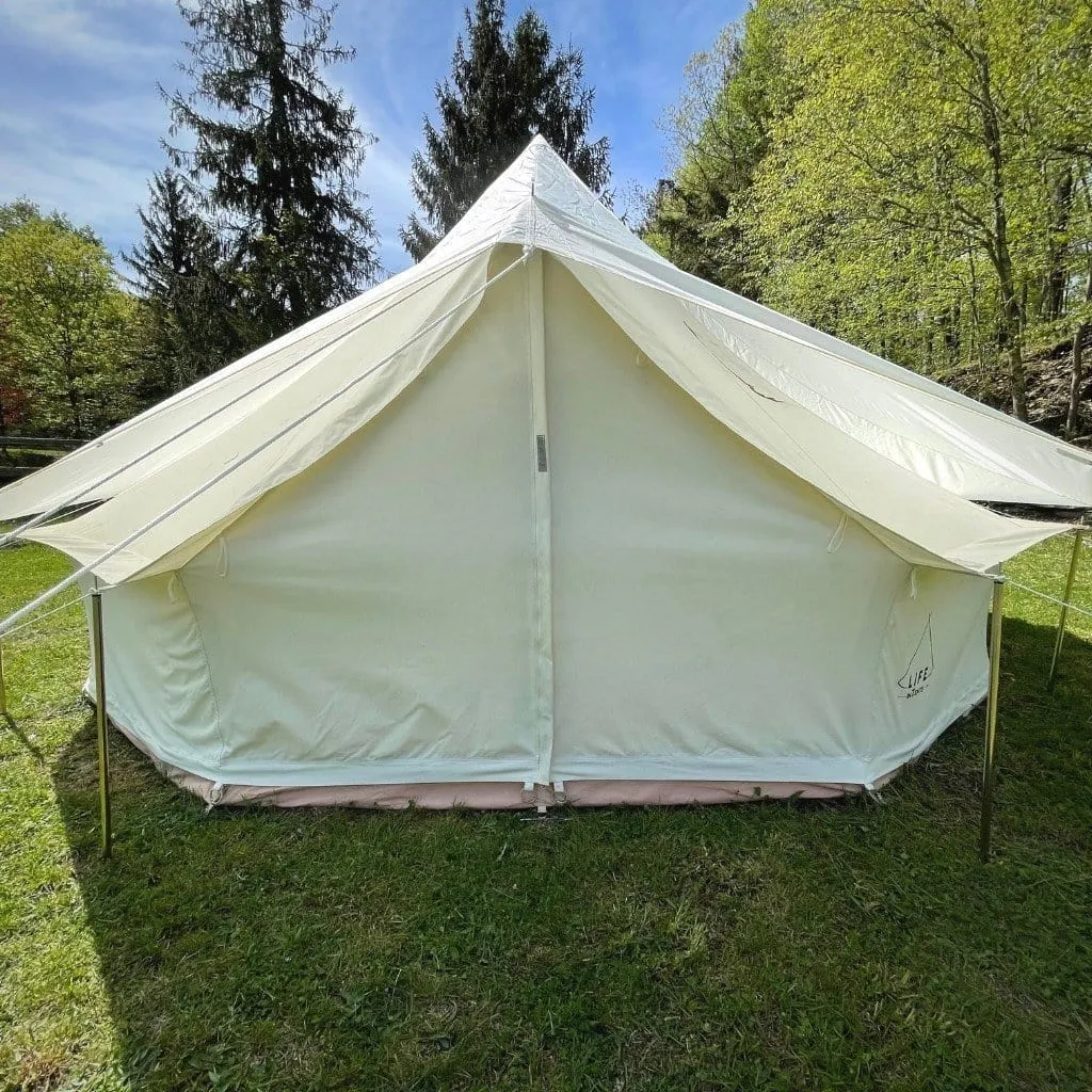 Zephyr | 19' (6M) Canvas Bell Tent | Life inTents